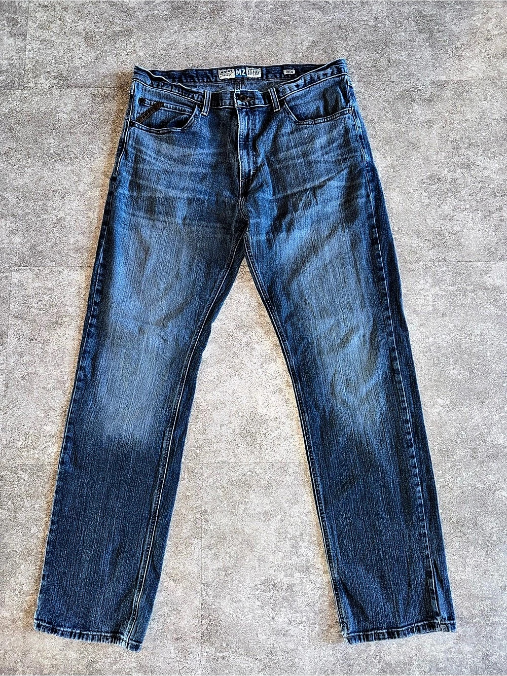 Ariat M2 Legacy Traditional Relaxed Boot Cut Jeans Men's Blue Jeans Waist 38/36